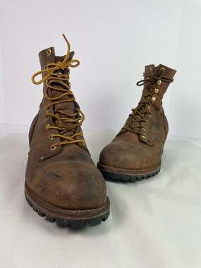 Carolina Made in USA Leather Logger Boots